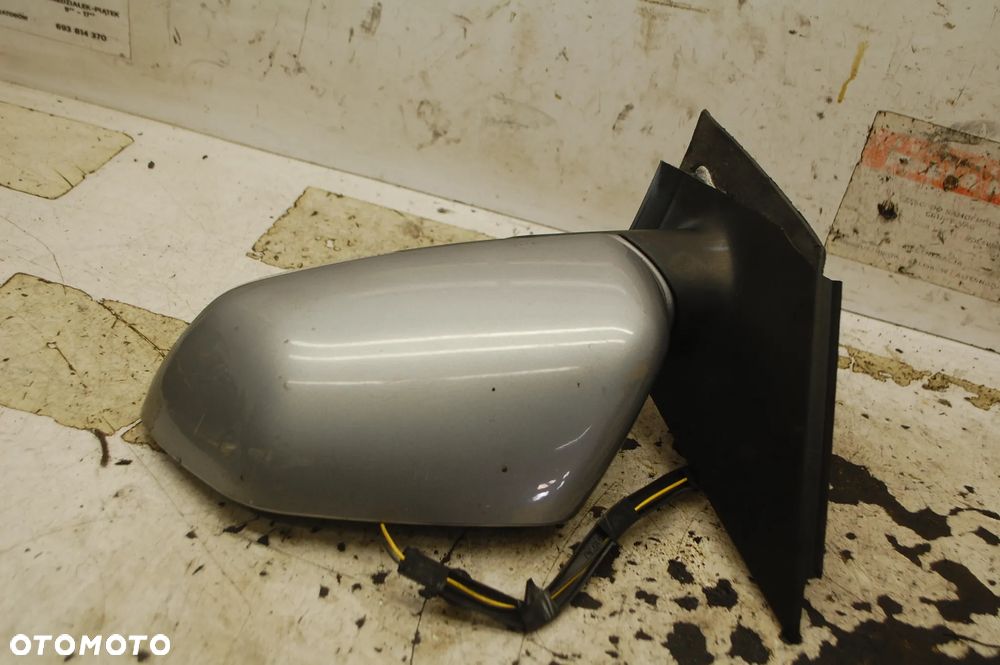 LUSTERKO LEWY PRZÓD PRZEDNIE MANUALNE VW POLO IV 9N3 LIFT CZARNE 2 PIN LD5Q - 1