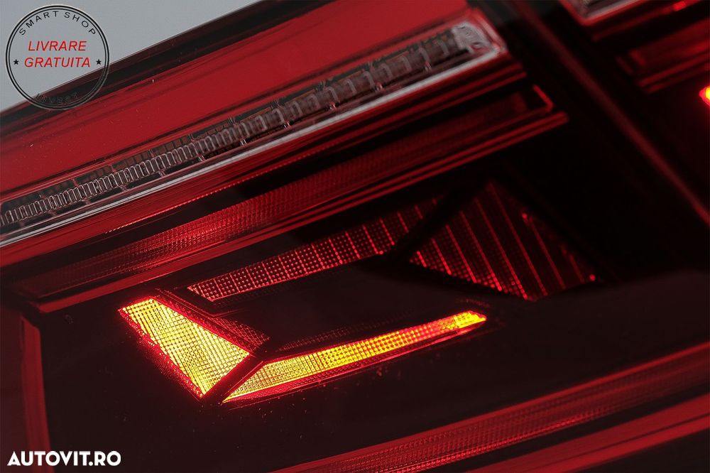 Stopuri LED VW Passat B8 3G (2015-2019) Sedan B8.5 Design cu semnal dinamic- livrare gratuita - 3