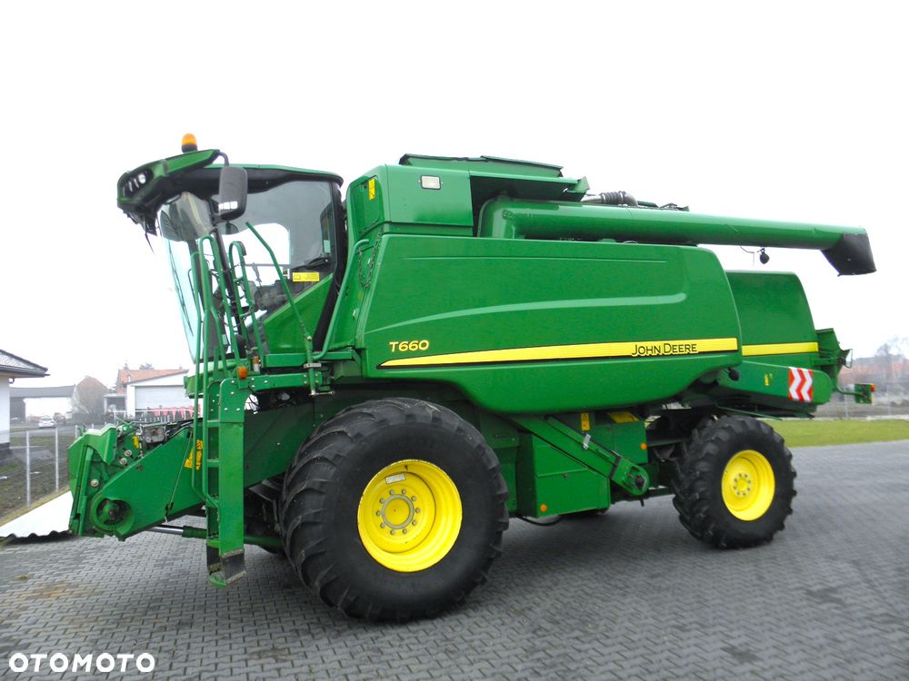 John Deere T 660 2012 Rok, heder 7,6m, Nowsza Wersja, Nie Malowany, Stan Bardzo Dobry - 1