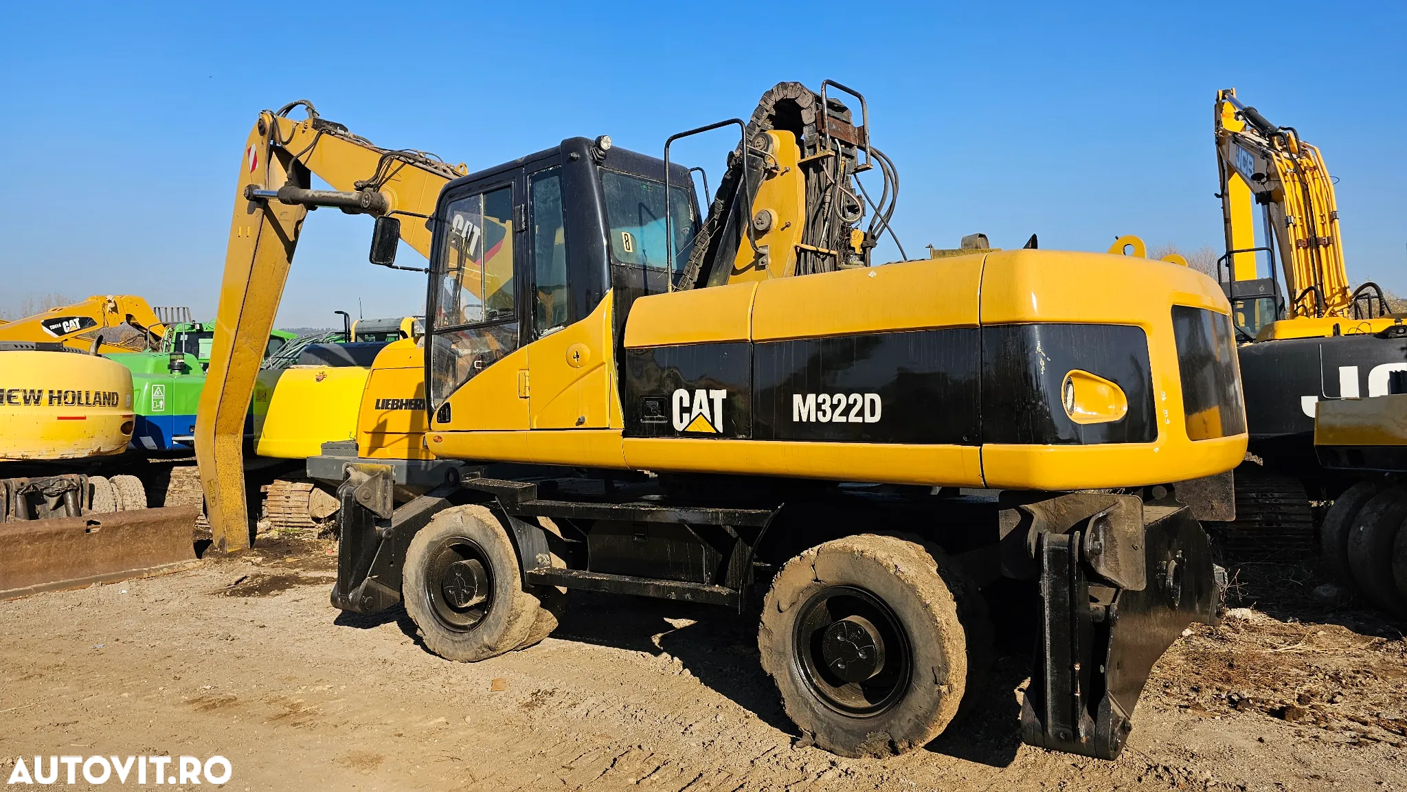 Caterpillar CAT M 322 D Excavator pe roti - 3