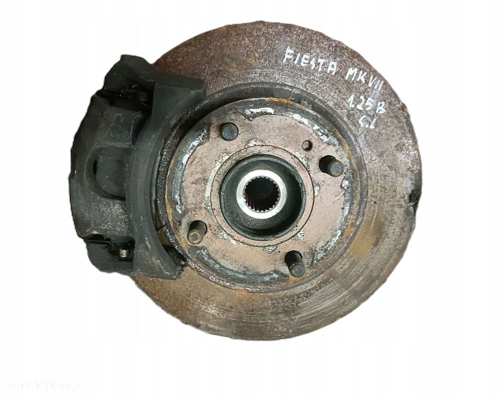 FORD FIESTA MK7 08-17 r. 1,25 B ZACISK HAMULCOWY Z JARZMEM LEWY PRZÓD - 2