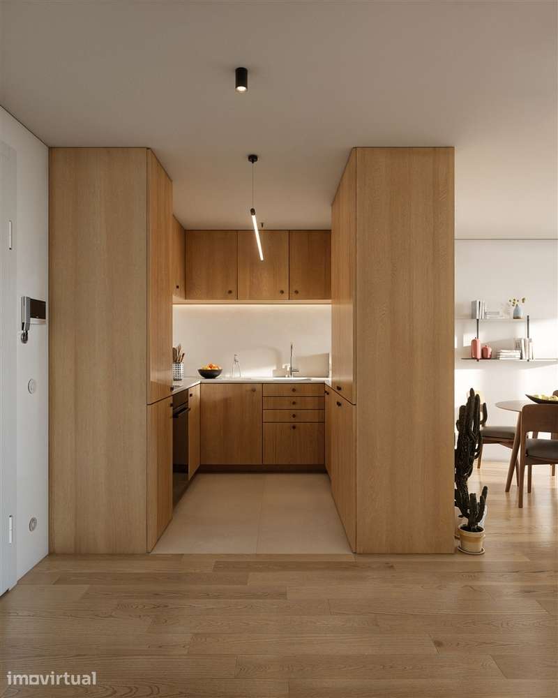 Apartamento T2 com varanda, lugar de garagem e arrumo, Freixo - Grande imagem: 4/21