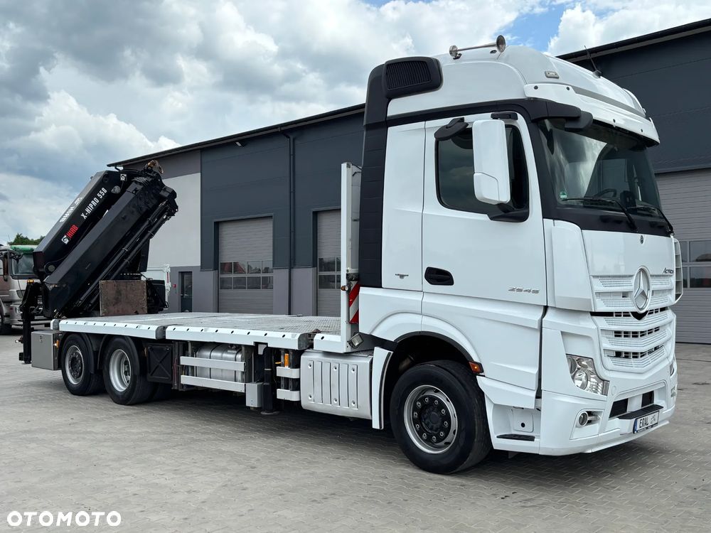 Mercedes-Benz Actros 2545 HDS HIAB 558 oś Skrętna Idealny Stan Sprowadzony z Niemiec - 9