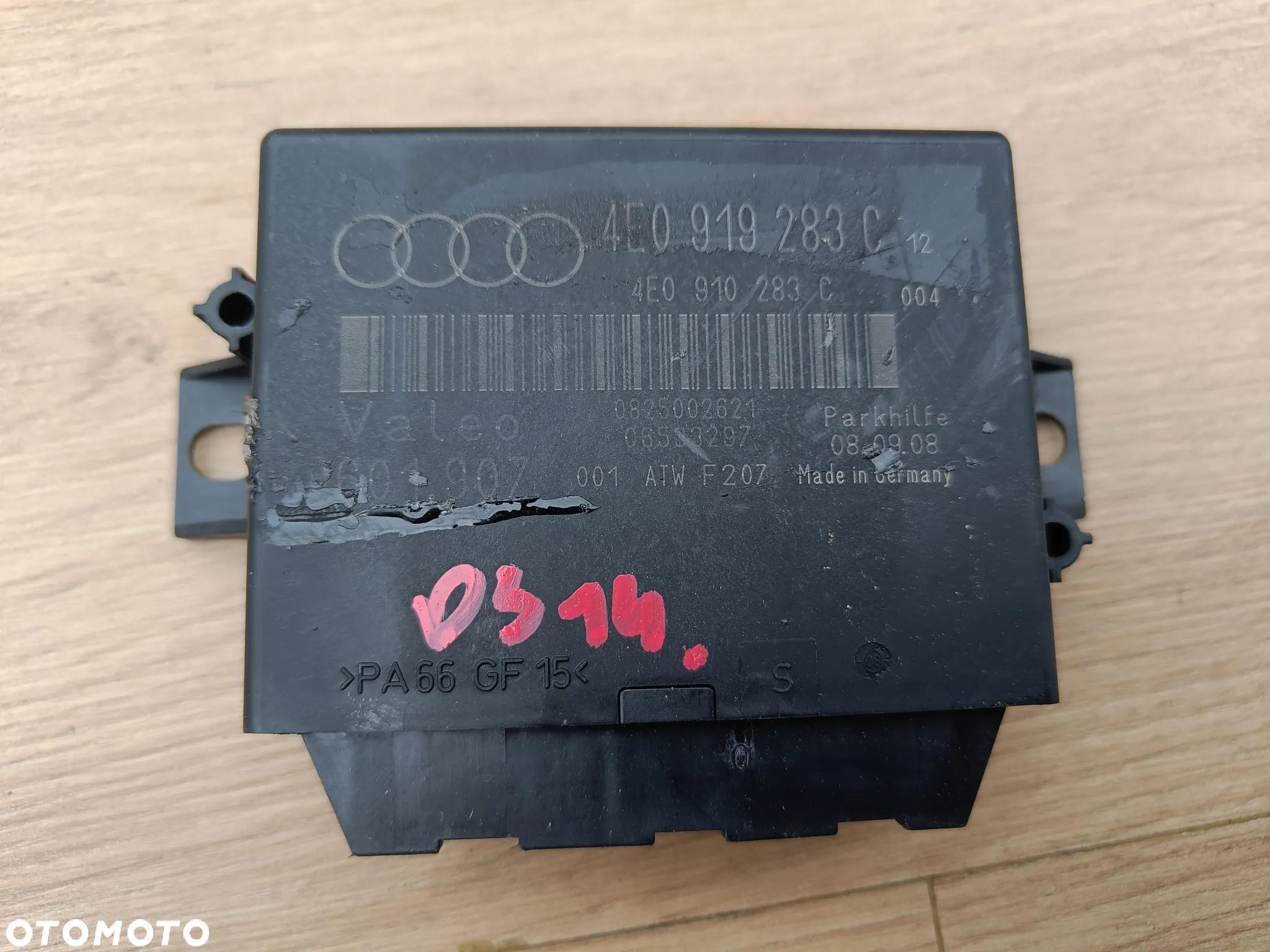 AUDI A8 D3 MODUŁ PARKOWANIA PDC 4E0919283C - 1