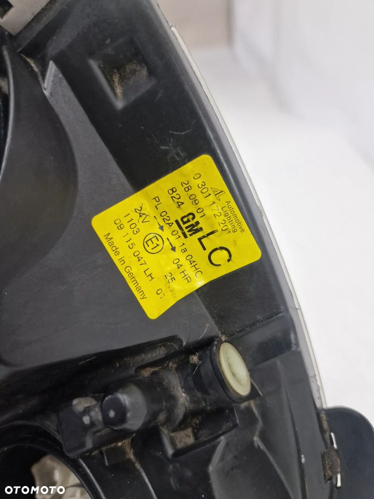OPEL CORSA C 00-05 LEWA LAMPA PRZEDNIA PRZÓD , AUTOMOTIVE LIGHTING , NR 0301172201 , NR AUKCJI LA559 - 10