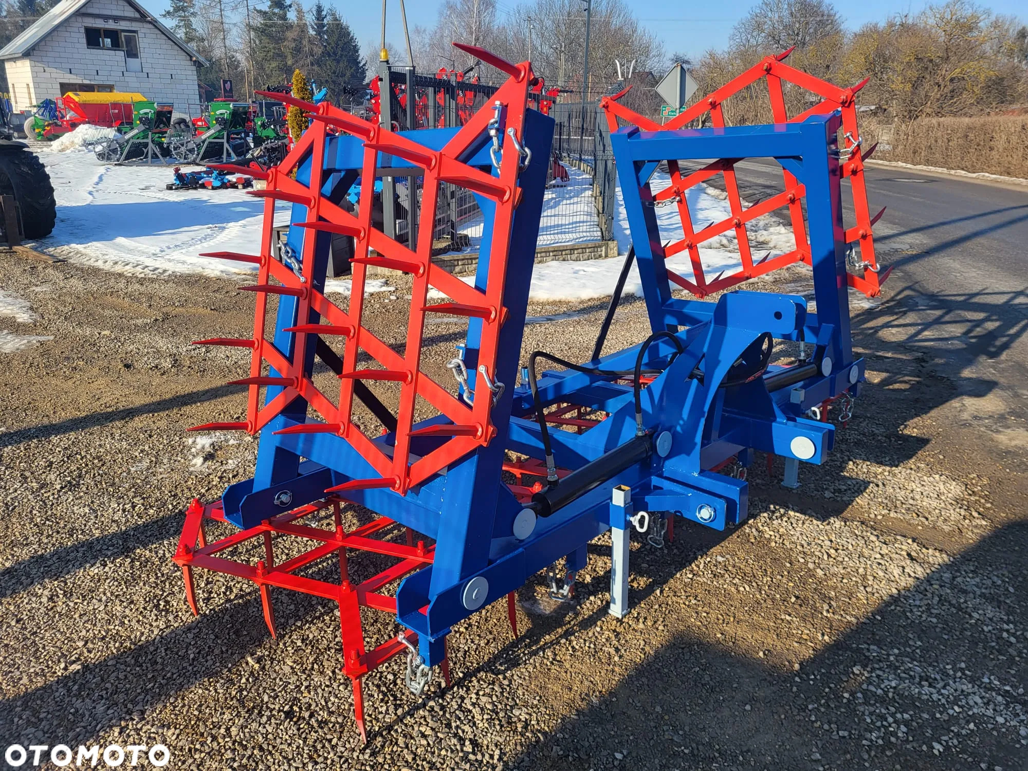 BRONY POLOWE HYDRAULICZNIE składane CIĘŻKIE *5pól *2 siłowniki *20 ząb - 8