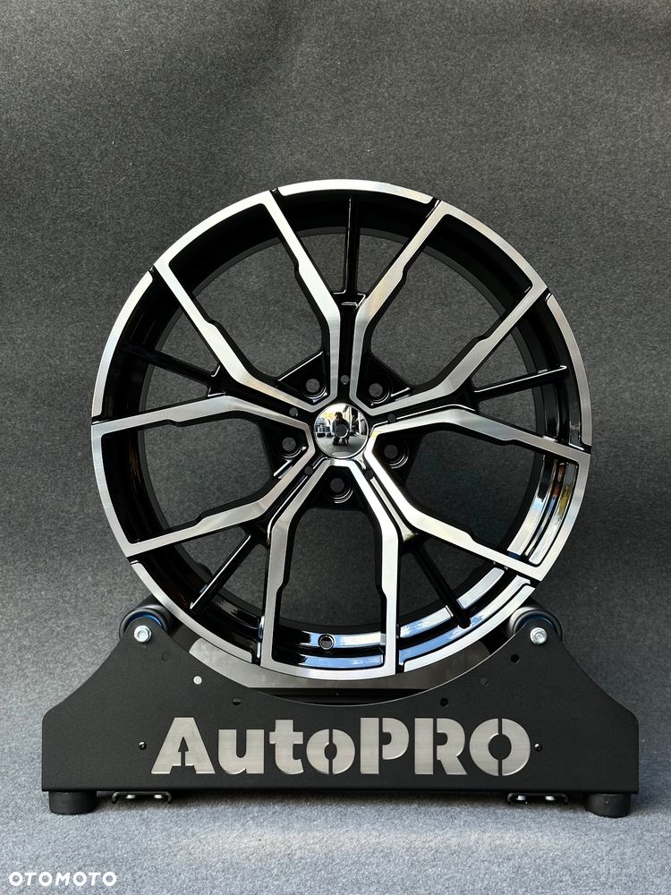 NOWE alufelgi 5x120 19” do BMW czarny połysk polerowany front - 1