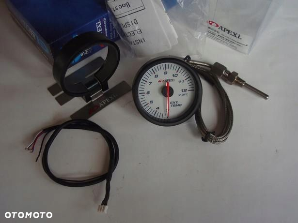 APEXI ELII style EGT 60mm temperatura spalin BIAŁY - 3