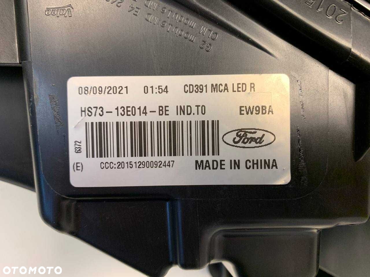 Prawa / Lewa Lampa Reflektor FORD FUSION 2019+ Full Led Europa - 5