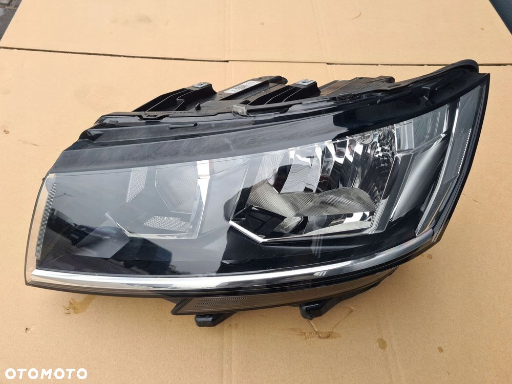 VW T6.1 kompletny przód pas przedni zderzak maska błotnik lampy BIAŁY LB9A - 12