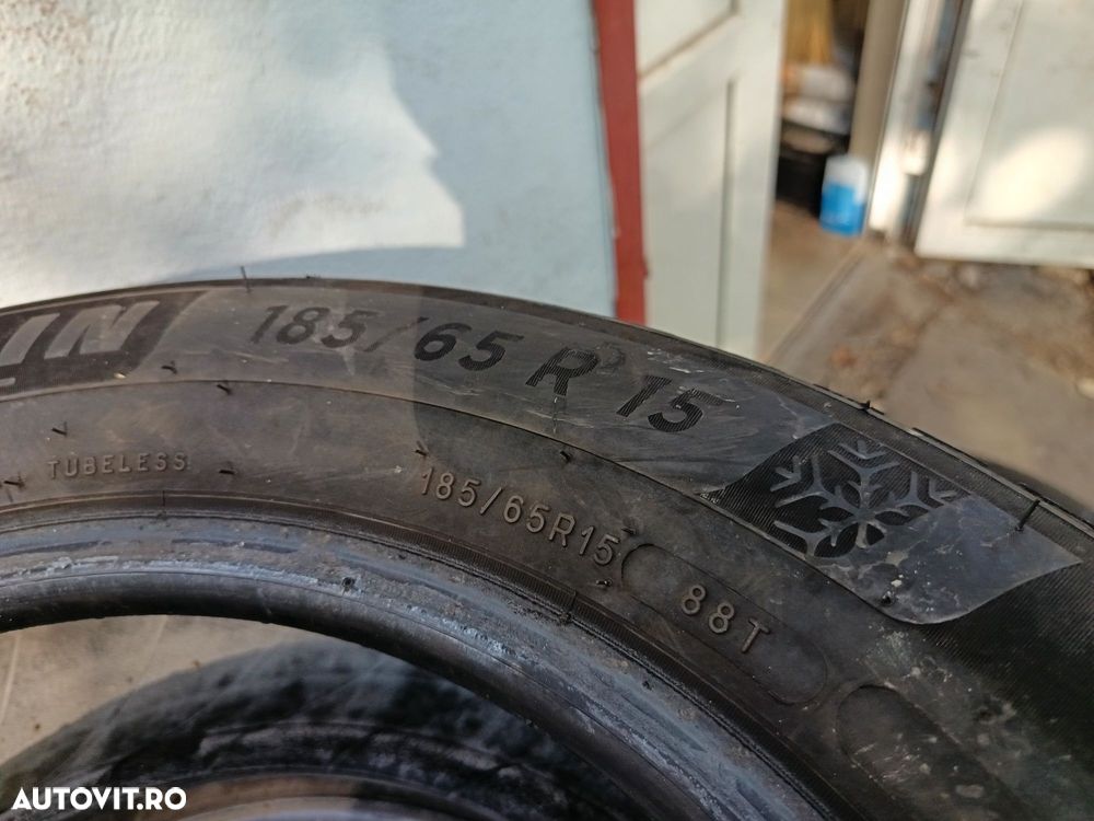 Anvelope MS iarna 185 65 15 Michelin 2022 6. 5mm - 5