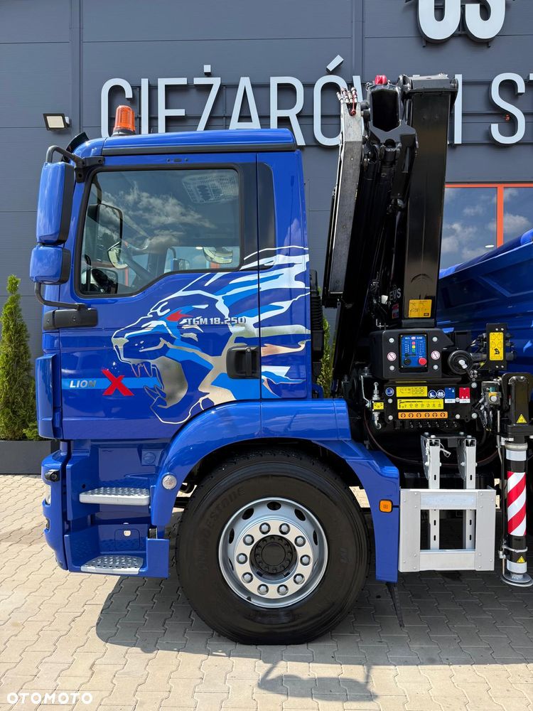 MAN TGM TGL TGS 18.250 // E6 // Klimatyzacja //  wywrotka + HDS HMF z pilotem // 4x2 // budowlanka // kiper wywrot żuraw dzwig kran crane - 26