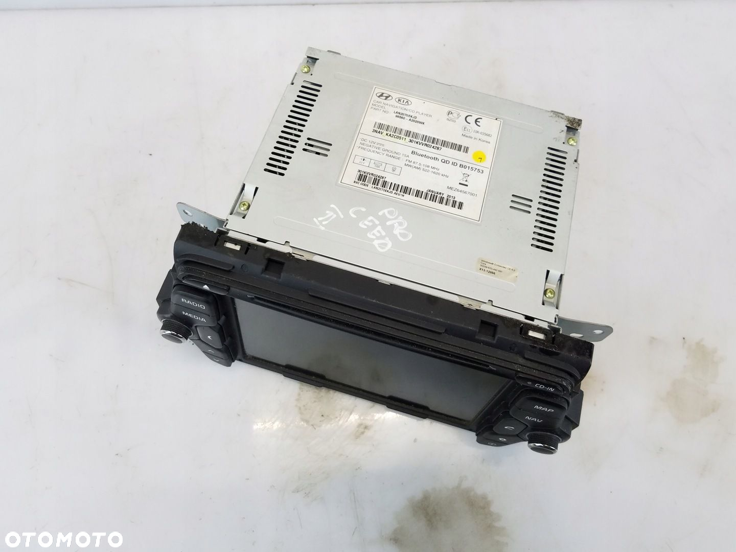 RADIO CD NAWIGACJA KIA CEED II 96560-A2020WK - 6