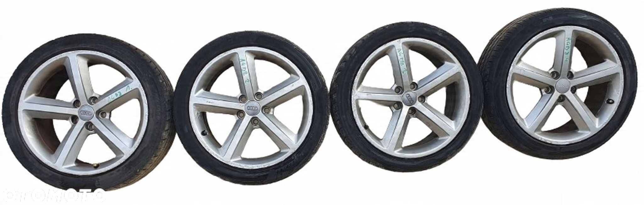 Audi A4 B8 8K0 07- S-line felgi aluminiowe komplet 18" - 1