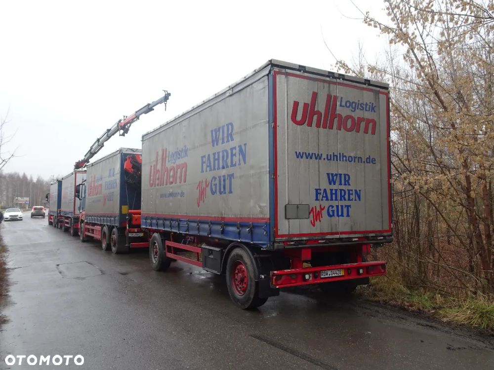 Mercedes-Benz Actros 2542 MP4 EURO 6 HDS Palfinger PK 18002 JIB firanka sprowadzony z Niemiec stan idealny zestaw z przyczepa - 16