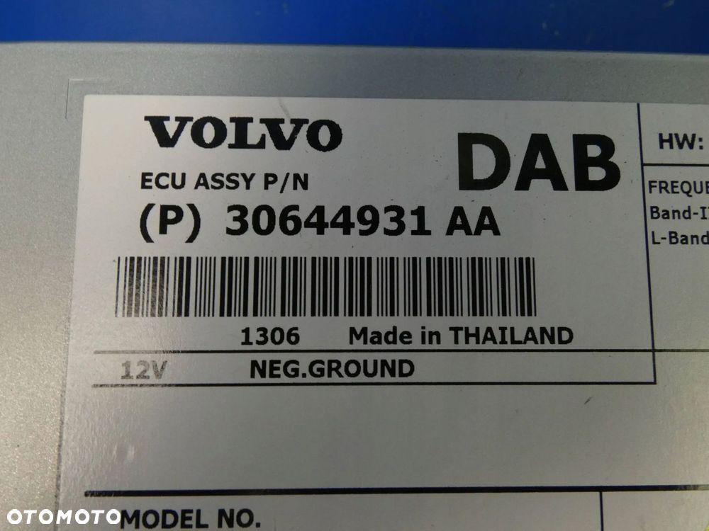 VOLVO V40 II V60 S60 WZNACNIACZ ANTENY DAB - 2