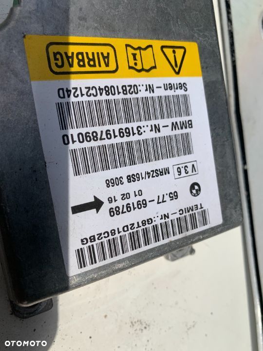 Moduł sterownik AIRBAG poduszek powietrznych Bmw e39 lift - 2