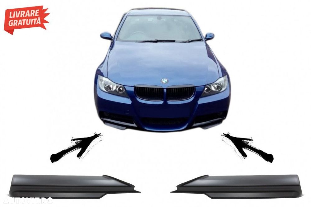 Prelungiri Bara Fata BMW Seria 3 E90 E91 M-Tech Design (2005-2008) - 1