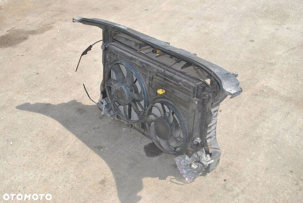 PAS PRZEDNI KOMPLETNY CHŁODNICE WENTYLATORY SKODA SUPERB II - 3
