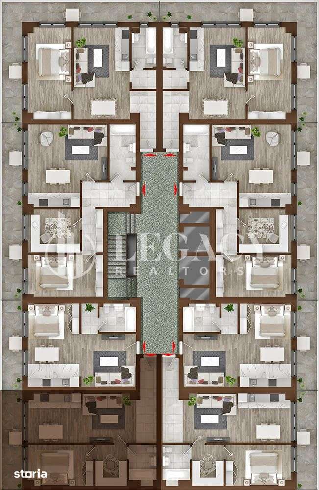 Apartament 2 camere, tip 1A, 1B, 8A, 8B - Copou Garden Residence — fotografia 2