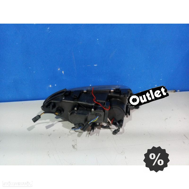 R145747C1 FAROL ESQ BMW SÉRIE 3 E46 2 PORTAS 03-06 OLHOS DE ANJO CCFL FUNDO PRET - 5