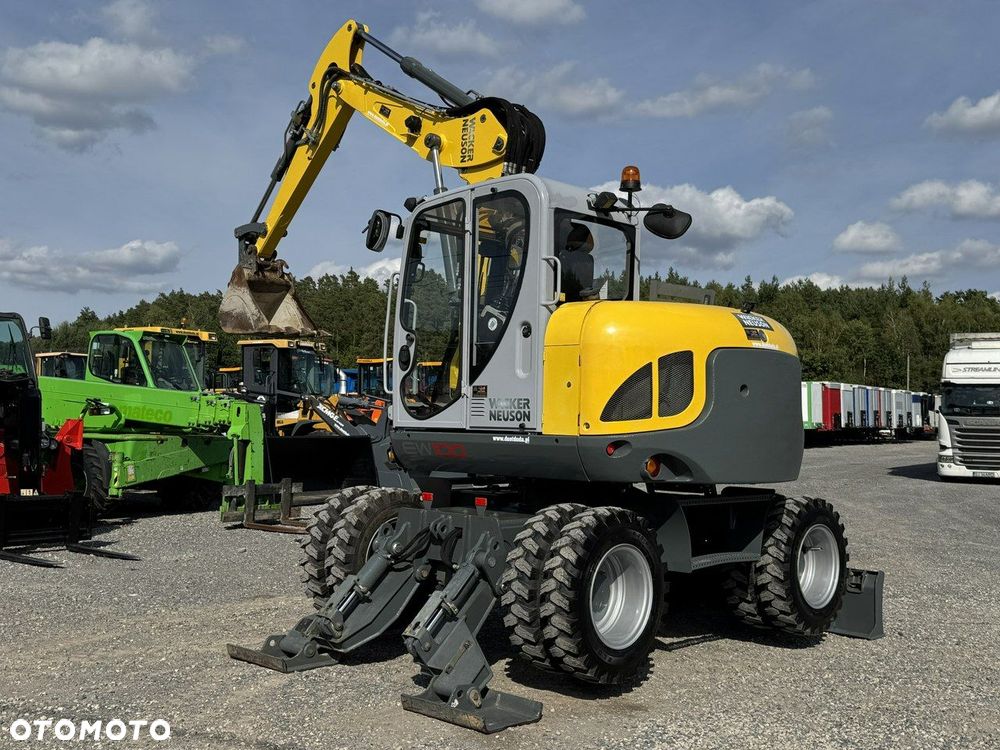 Wacker Neuson Neuson EW100 Pług + Podpory 10 ton Szybkozłącze Klimatyzacja - 4