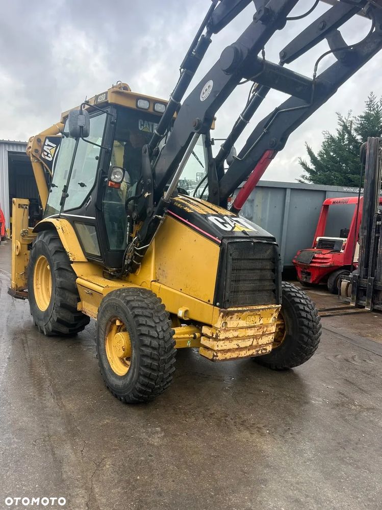 Caterpillar Koparko Ładowarka CAT Caterpillar 428D 428 D Osprzęt 5 Łyżek - 4