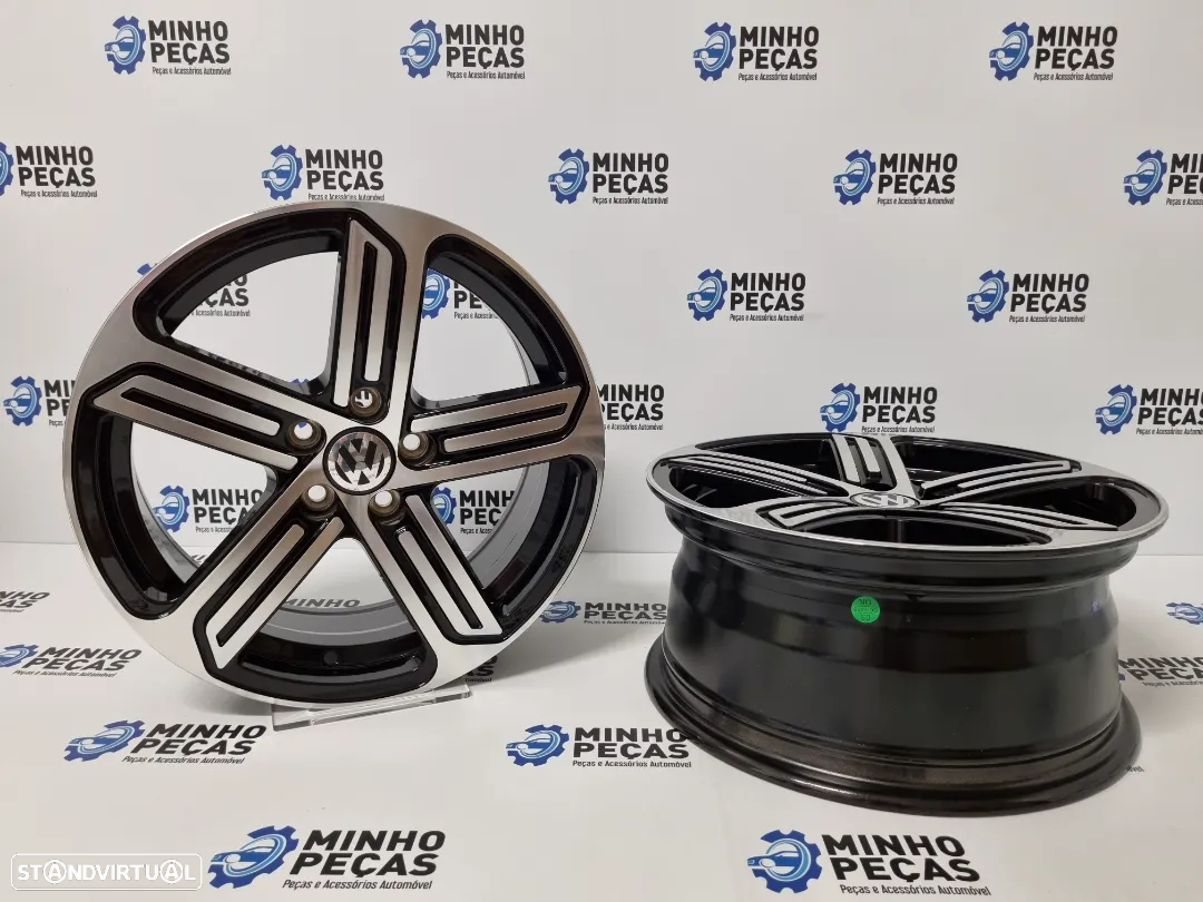 Jantes Golf R400 em 16 (5x100) Preto Polido - 4