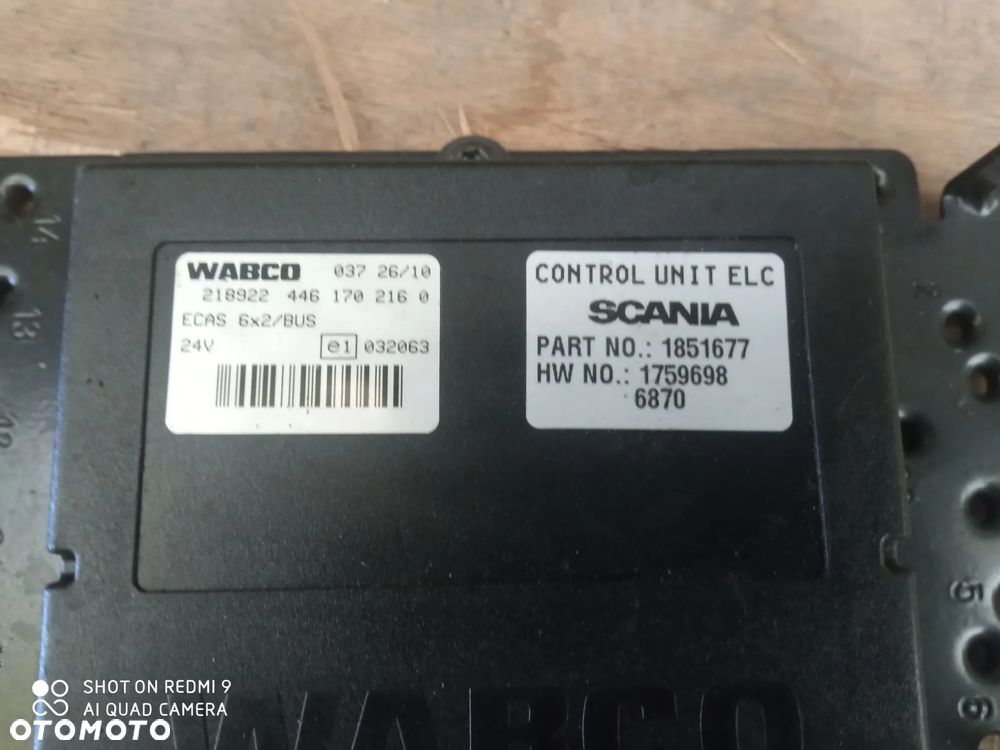 sterownik ECAS SCANIA R nr 4461702160, 0372610