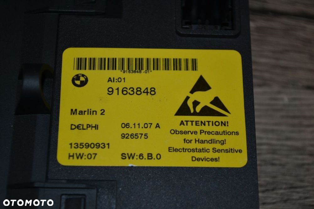 BMW E63 E64 PANEL STEROWANIA DTC PDC PODGRZEWANIA FOTELI 9163848 - 3