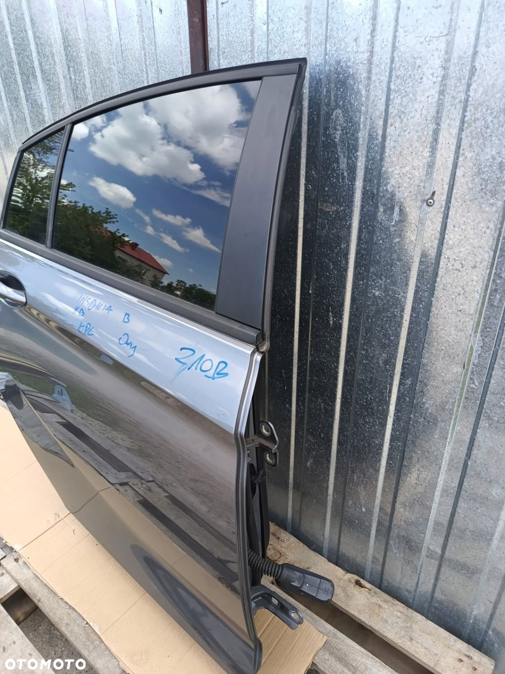 OPEL INSIGNIA B II 17r Drzwi prawy tył HB Kompletne Z10B oryginalny lakier - 5