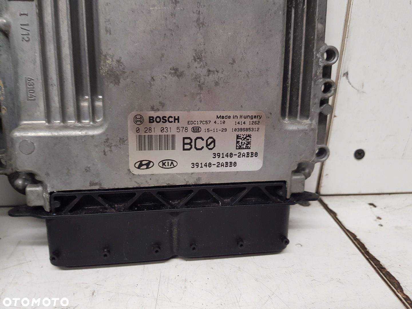 HYUNDAI I30 II KOMPUTER ZESTAW STARTOWY 1,6CRDI 0281031578 39140-2ABB0 - 2