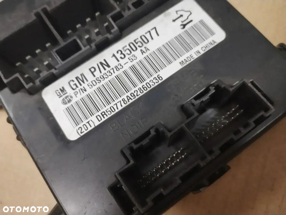 OPEL INSIGNIA STEROWNIK MODUŁ FOTELA 13505077 - 4