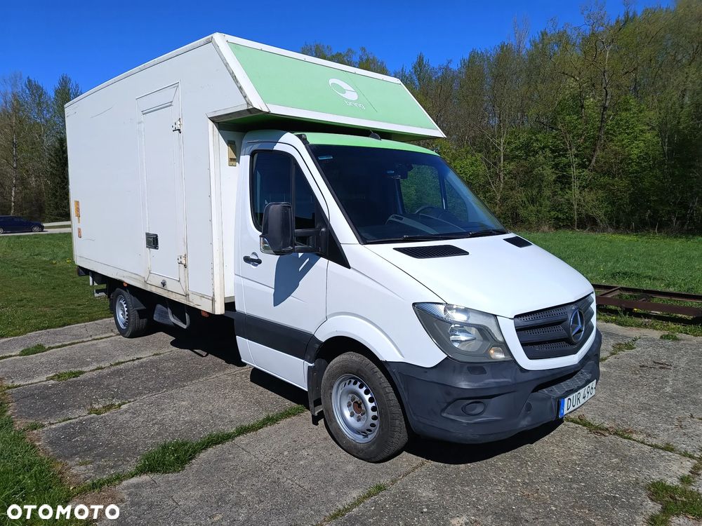 Mercedes-Benz Sprinter KONTENER+ winda ZEPRO (750kg) 2.1 diesel 163kM automat 2015 rok ROZSTAW OSI MAXI 4,34m ZADBANY! - 4
