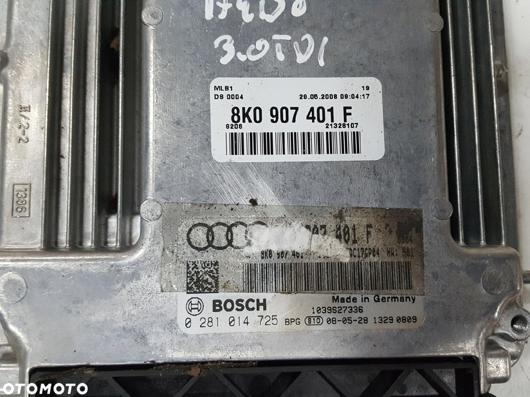 AUDI A4 B8 08-11r 3.0 TDI CAP KOMPUTER SILNIKA - 2