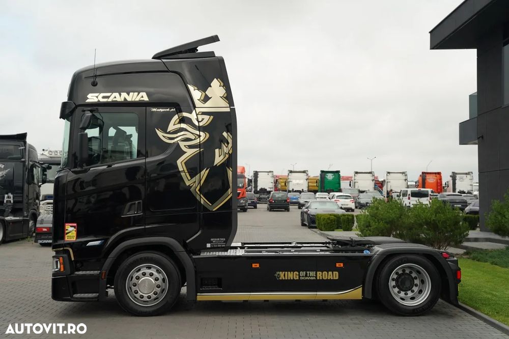 Scania S 500 / RETARDER / PLATĂ JOSĂ / MEGA / REZERVORE DE COMBUSTIBIL 1.400 L / I-PARK COOL / DUPĂ CONTRACT DE SERVICE GOLD / - 7