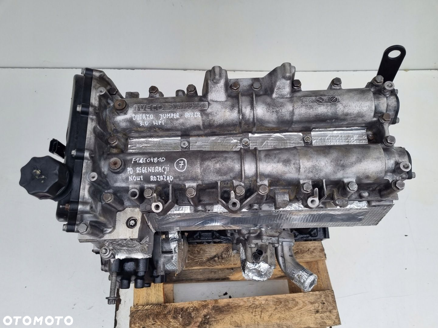 SILNIK PO REGENERACJI Fiat Ducato 3.0 HDI nowy rozrząd F1CE0481D - 2