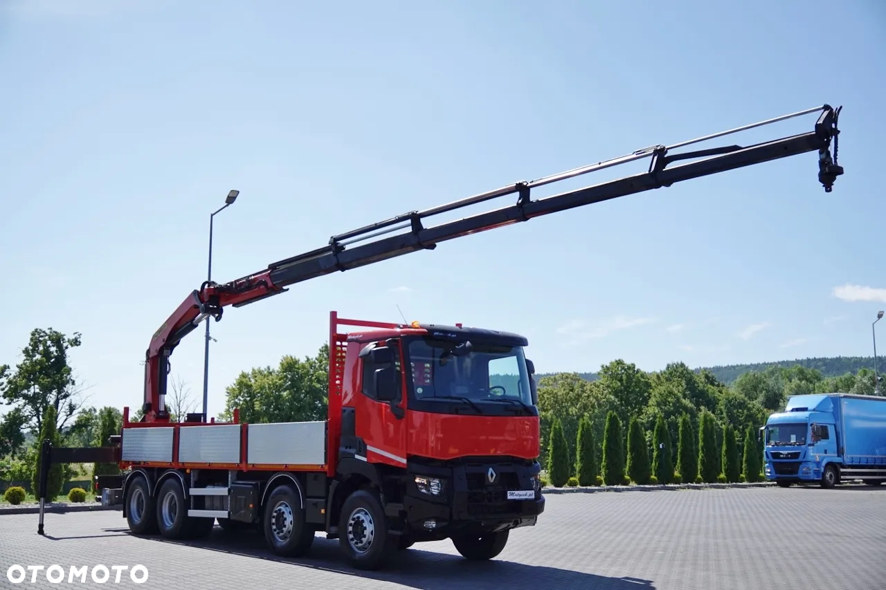 Renault C 430 / 8x4 / SKRZYNIOWY 7 M + HDS PALFINGER PK 2300-EH / WYSÓW 15 M / PILOT   / ROTATOR / SPROWADZONY - 6