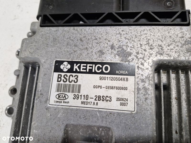kia soul ii 2 1.6 gdi sterownik komputer silnika ecu 39110-2bsc3 - 3