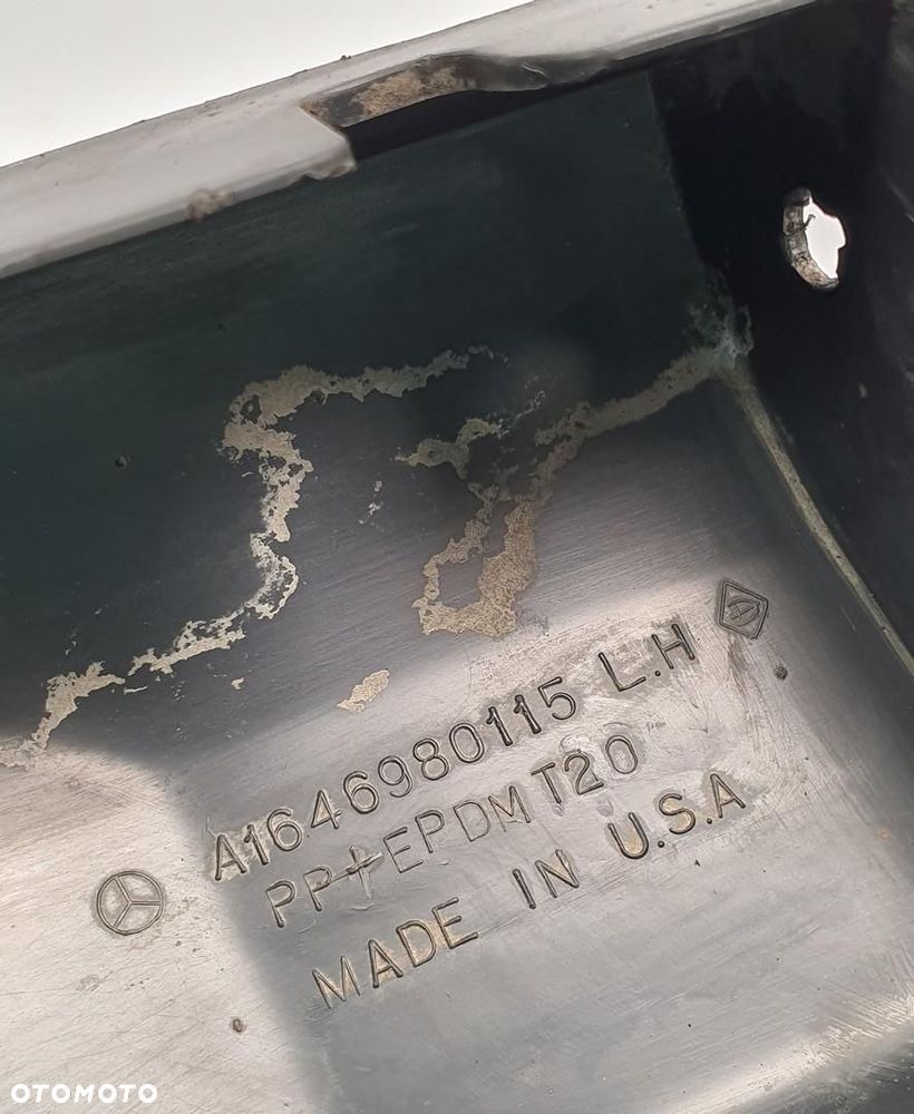 NAROŻNIK NAKLADKA PROGU BLOTNIKA LEWY PRZOD MERCEDES ML W164 A1646980115 - 5