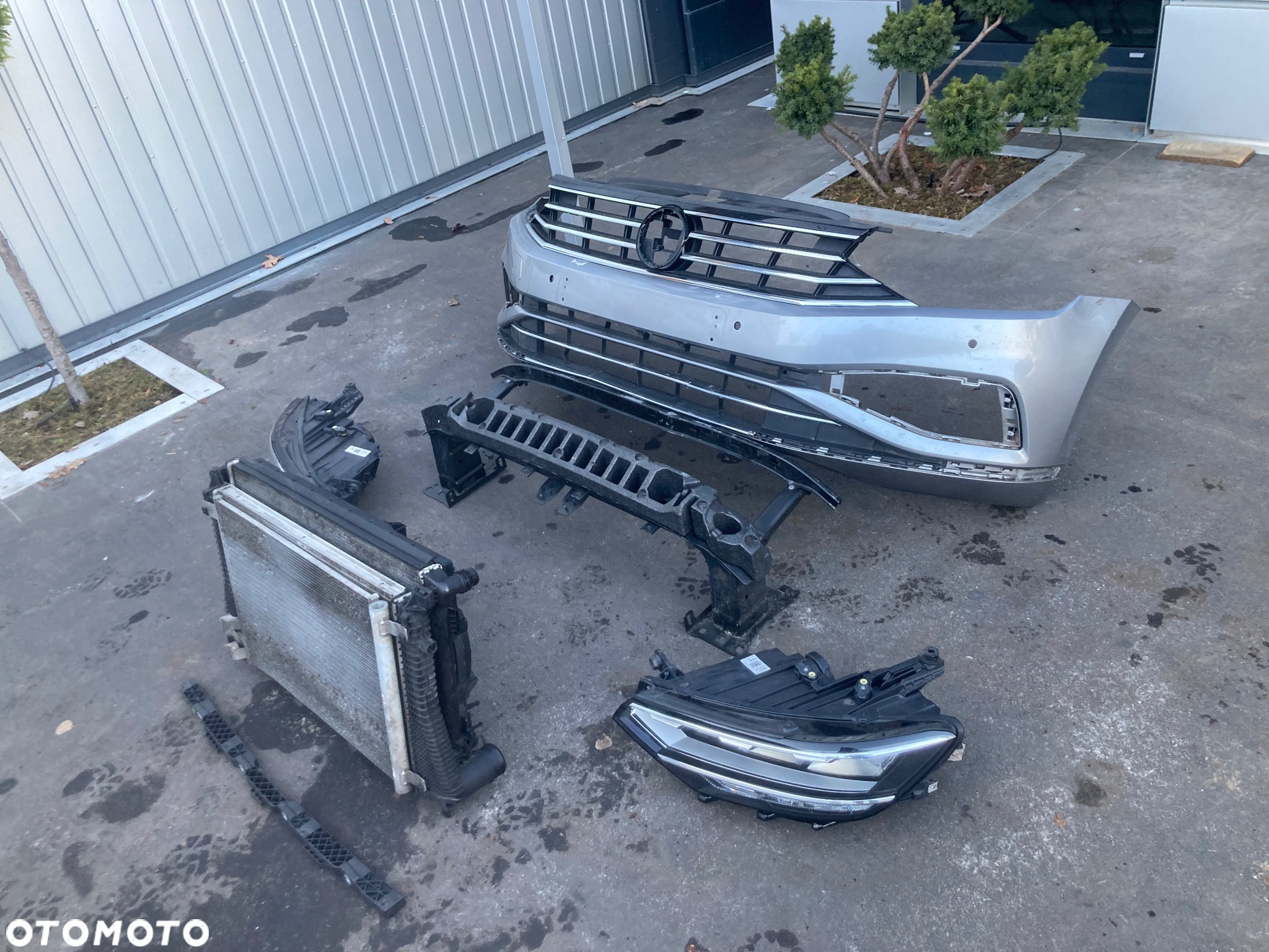 VW VOLKSWAGEN PASSAT B8 ZDERZAK LAMPA LAMPY CHŁODNICE BELKA ZDERZAKA PRZÓD KOMPLETNY - 3