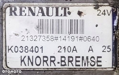 ZAWÓR / MODULATOR HAMULCA PRZÓD RENAULT GAMA T 21327358 - 2