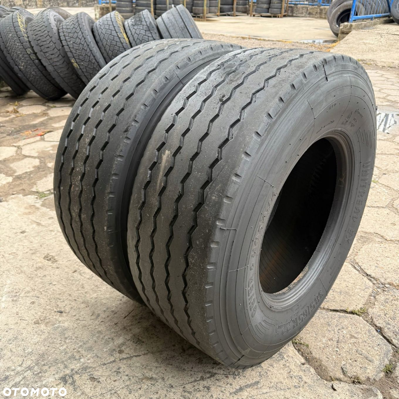 PARA 2 SZTUKI NACZEPA NACZEPOWE 385/65R22.5 GEYERHOSAJA EX-19 TP761A - 4