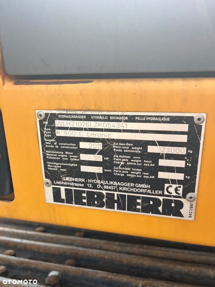 Liebherr R900C Litronic * 2011 * 8 688 mth * długi zasięg * - 6
