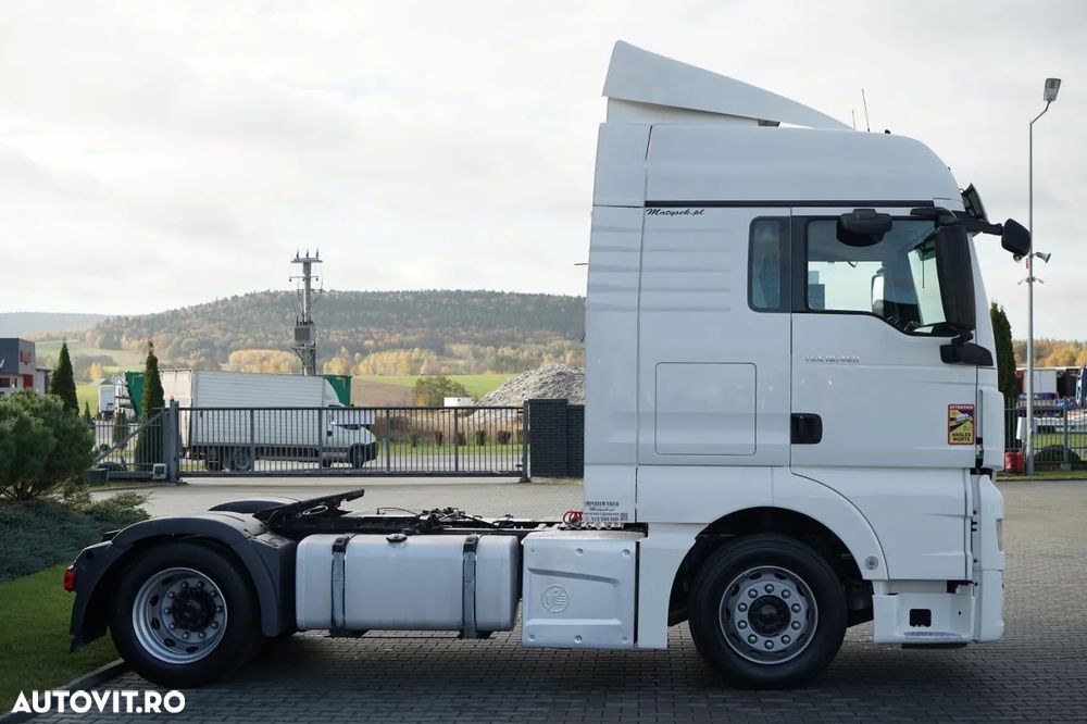MAN TGX 18.460 / MEGA / PLATĂ JOSĂ / SCAUN REGLABIL / NAVIGAȚIE - 9