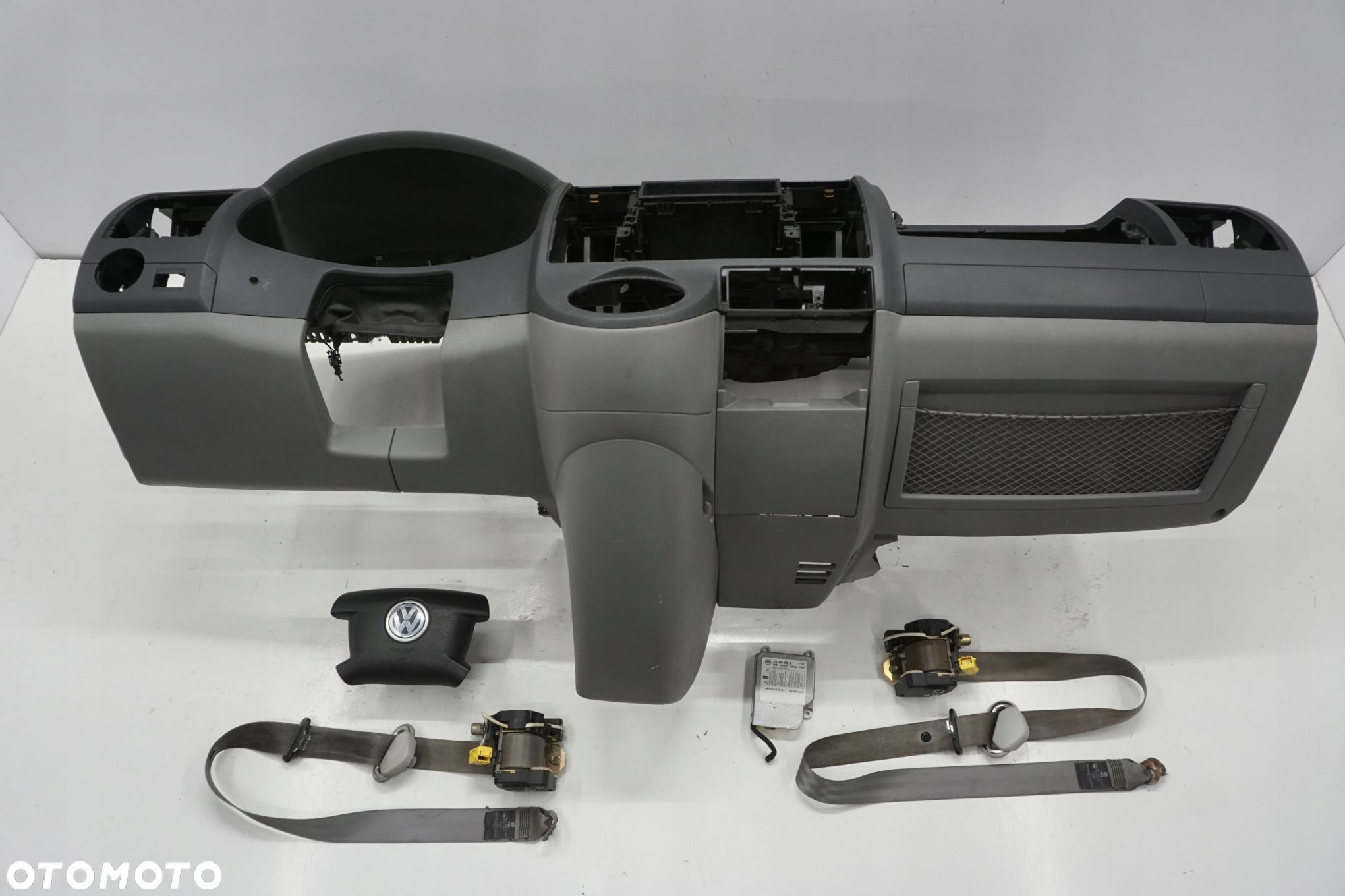 VW TRANSPORTER T5 DESKA ROZDZIELCZA KOKPIT PASY AIRBAG - 1