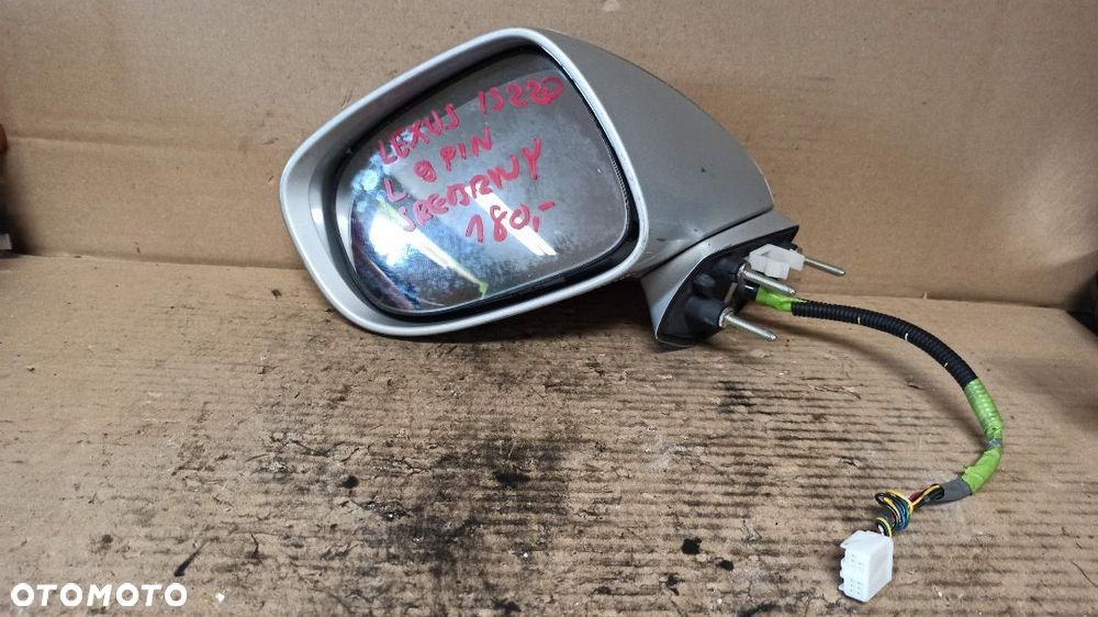 #LUSTERKO  LEWE 9 PIN LEXUS IS220 SREBRNY 1G1  PODŚWIETLANE - 1