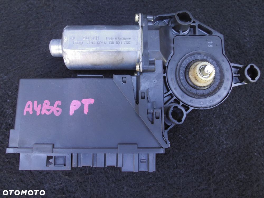 AUDI A4 B6 SILNICZEK PODNOŚNIK SZYBY PRAWY TYŁ 8E0959802A POSIADAM 2 SZT - 1