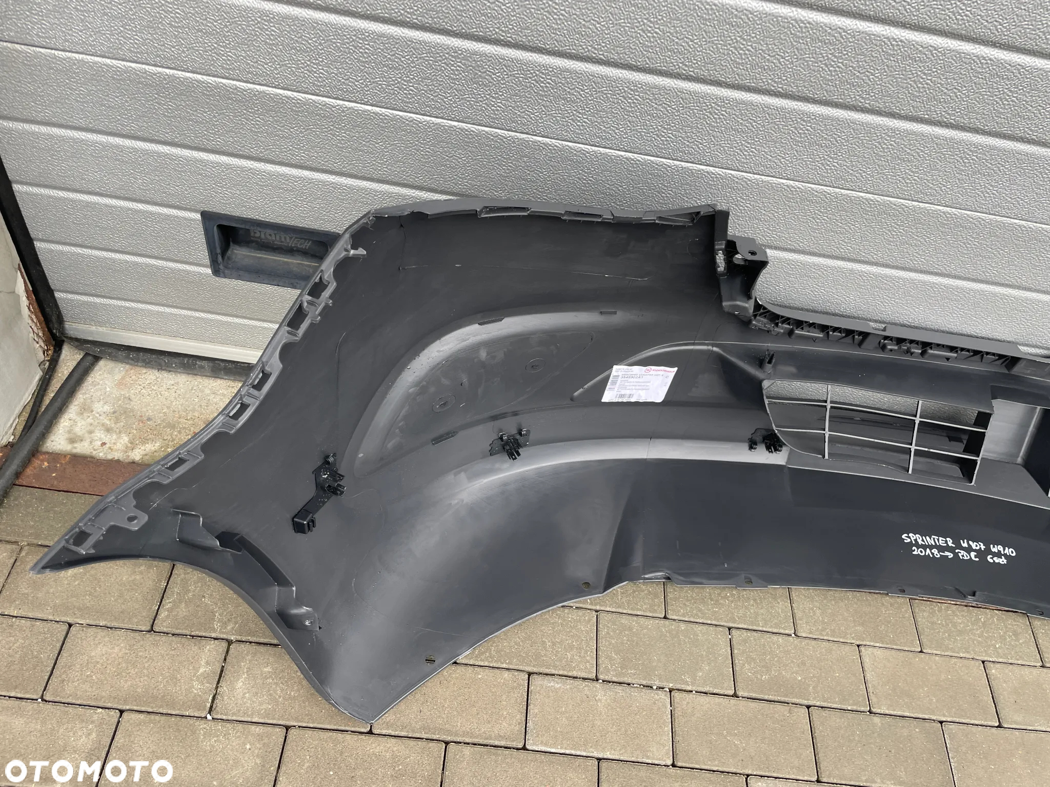 ZDERZAK PRZEDNI MERCEDES SPRINTER W907, W910  2018-- NOWY PDC 6szt - 6