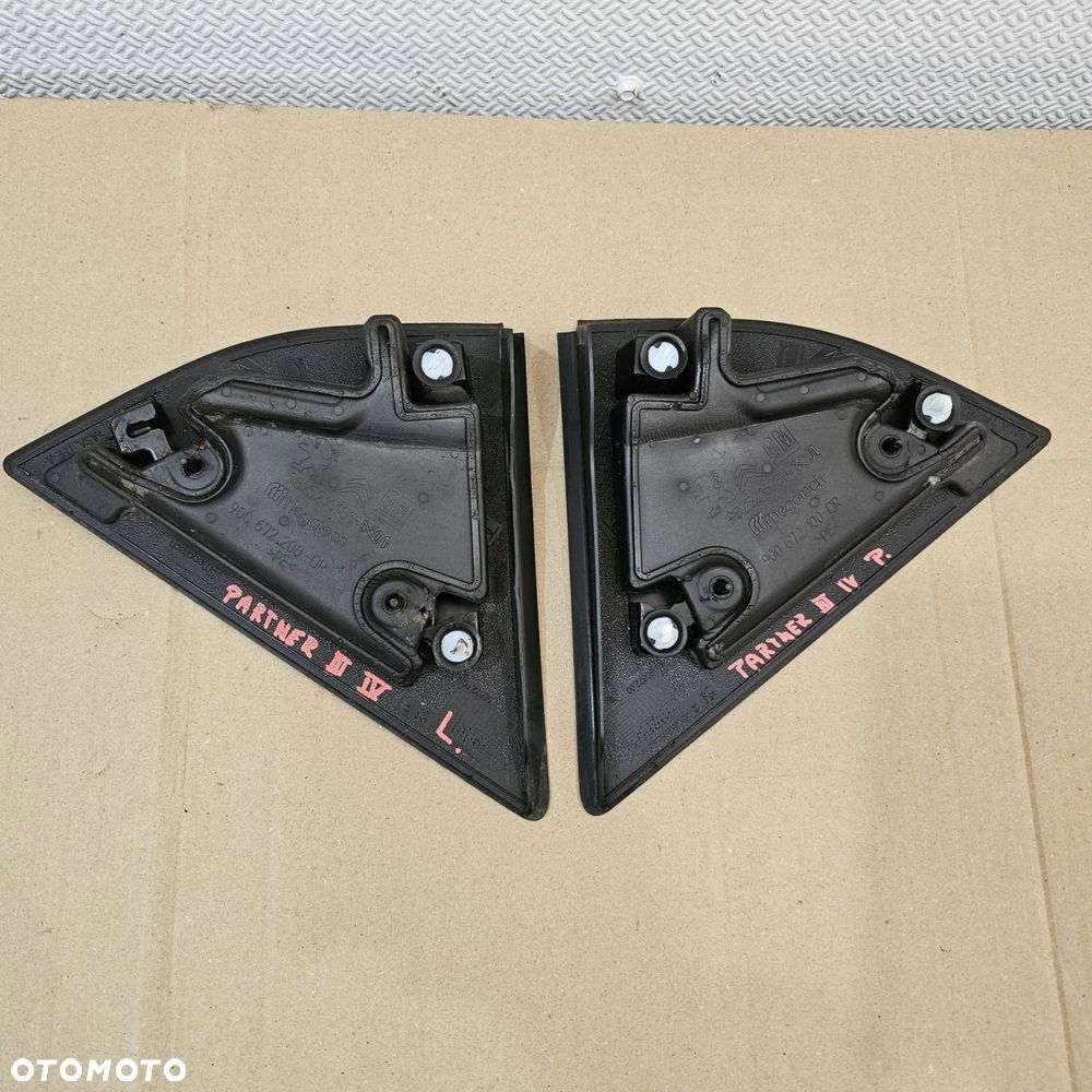 peugeot partner iv 4 berlingo rifter trójkąt błotnika lewy prawy - 4